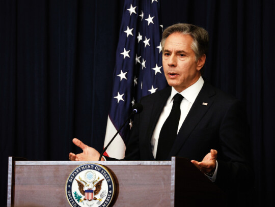 US Secretary of State Antony Blinken press conference in Jakarta, Indonesia - 14 Jul 2023