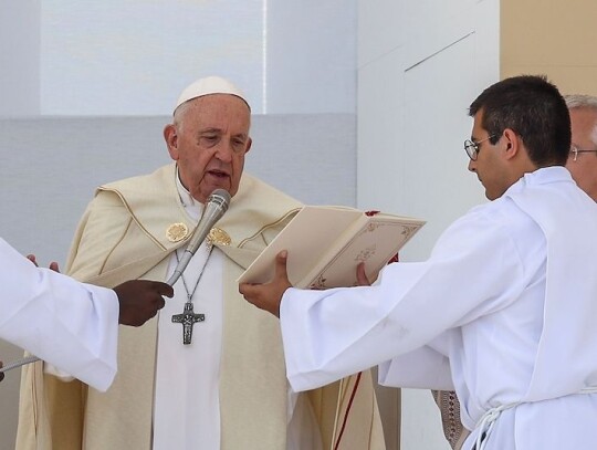 Pope Francis attends Holy Mass for World Youth Day 2023, Lisbon, Portugal - 06 Aug 2023