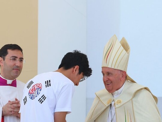 Pope Francis attends Holy Mass for World Youth Day 2023, Lisbon, Portugal - 06 Aug 2023