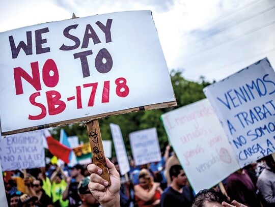 March against Florida Immigration laws, Homestead, USA - 01 Jul 2023