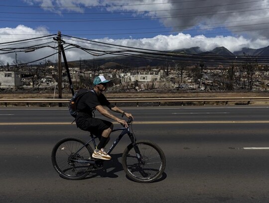 Lahaina wildfire aftermath in Hawaii, USA - 15 Aug 2023