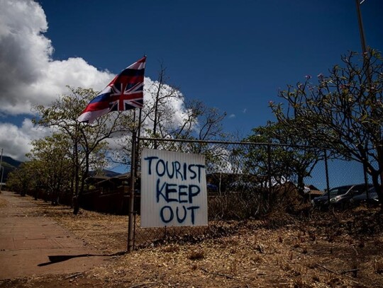 Lahaina wildfire aftermath in Hawaii, USA - 15 Aug 2023