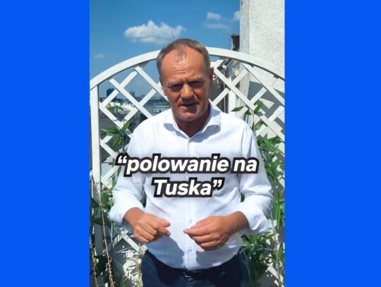 Donald Tusk fot. Donald Tusk/Facebook/screenshot