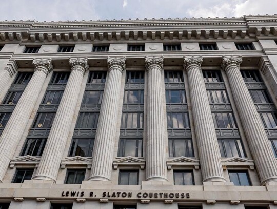 Fulton County Jail prepares ahead of Trump and other Defendants surrender at the jail, Atlanta, USA - 21 Aug 2023