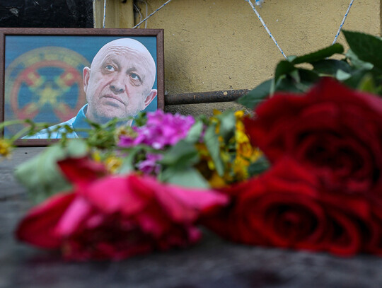 Informal memorial in memory of Wagner group chief Prigozhin in Rostov-on Don, Rostov On Don, Russian Federation - 24 Aug 2023