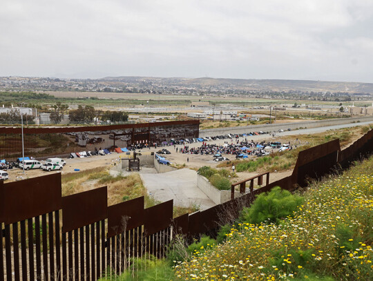 Northern border of Mexico remains calm despite the end of Title 42, Tijuana - 12 May 2023