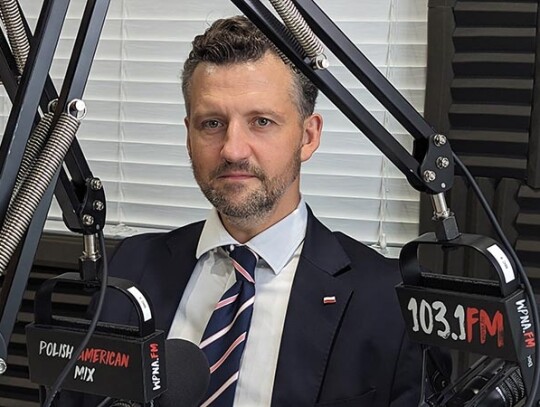 W studiu Radia WPNA 103.1 FM