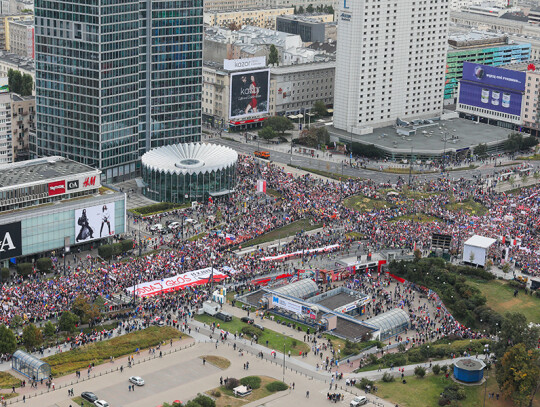 'Million Hearts march' in Warsaw, Poland - 01 Oct 2023