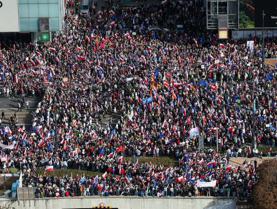 'Million Hearts march' in Warsaw, Poland - 01 Oct 2023