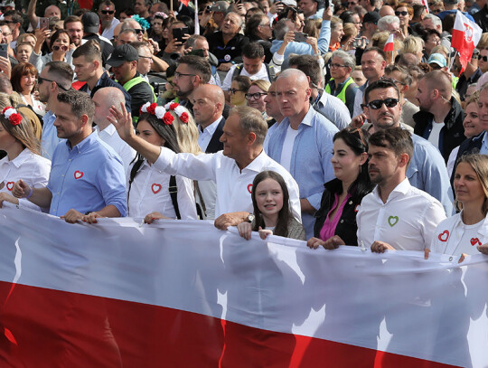 'Million Hearts march' in Warsaw, Poland - 01 Oct 2023