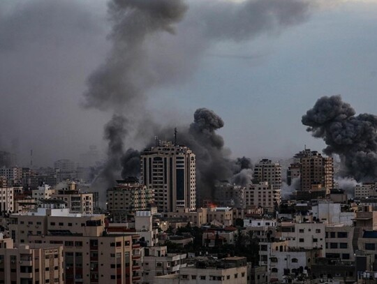 Destruction in Gaza Strip as Israel retaliates after Hamas attacks - 09 Oct 2023