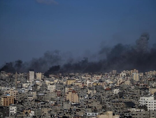 Israeli strike on Gaza port - 12 Oct 2023