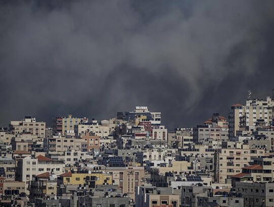 Israeli airstrike on the Gaza strip - 18 Oct 2023