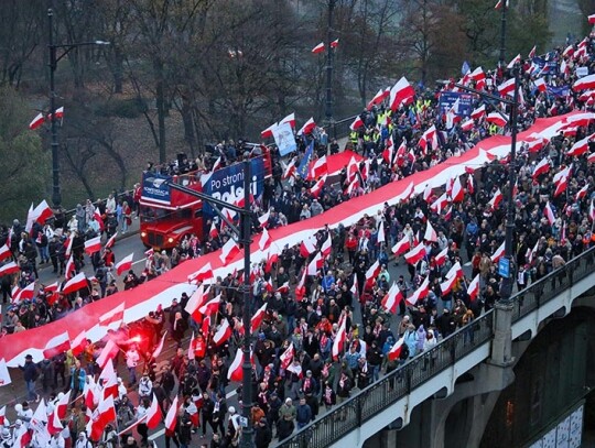 March of the Patriots in Poland, Warsaw - 11 Nov 2022