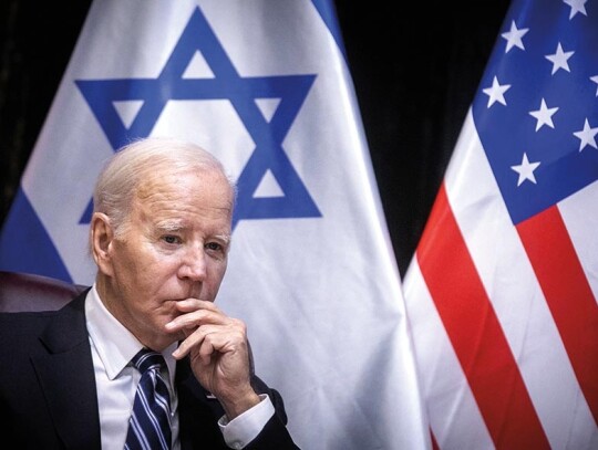 US President Joe Biden meets Israeli Prime Minister Benjamin Netanyahu in Israel, Tel Aviv - 18 Oct 2023