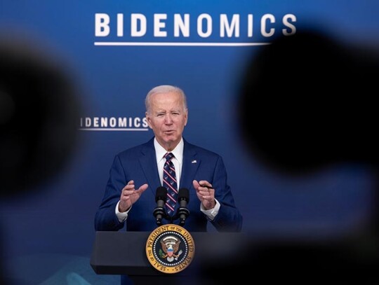 US President Joe Biden delivers remarks on his economic policies, Washington, USA - 23 Oct 2023