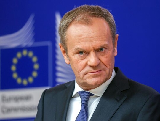 Poland's opposition leader Tusk meets European Commission President von der Leyen, Brussels, Belgium - 25 