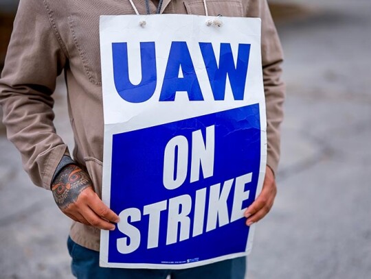 United Auto Workers expanded strike, Morrow, USA - 12 Oct 2023