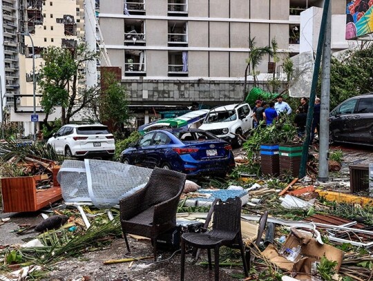 Hurricane Otis leaves damages in the Pacific coast of Mexico, Acapulco - 26 Oct 2023