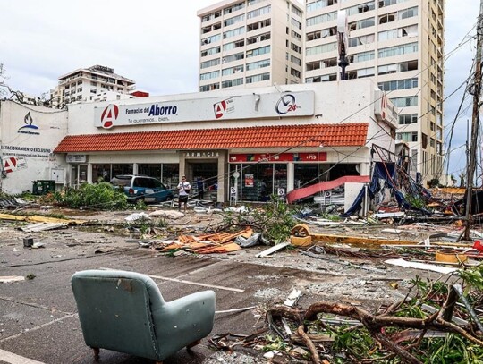 Hurricane Otis leaves damages in the Pacific coast of Mexico, Acapulco - 26 Oct 2023