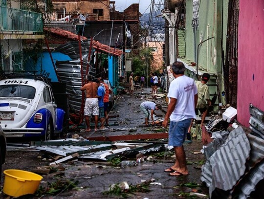 Hurricane Otis leaves damages in the Pacific coast of Mexico, Acapulco - 26 Oct 2023