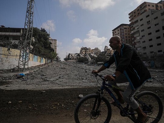 Damage following airstrikes on Gaza - 01 Nov 2023