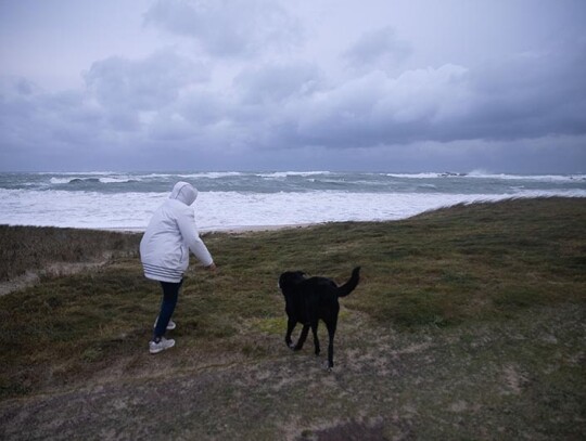 Storm Ciaran hits France's north-west coast, Kerlouan - 02 Nov 2023