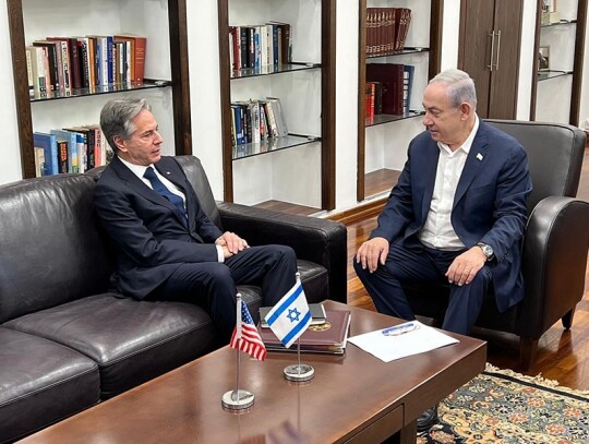 Israeli Prime Minister Netanyahu meets US Secretary of State Blinken in Tel Aviv, Israel - 03 Nov 2023