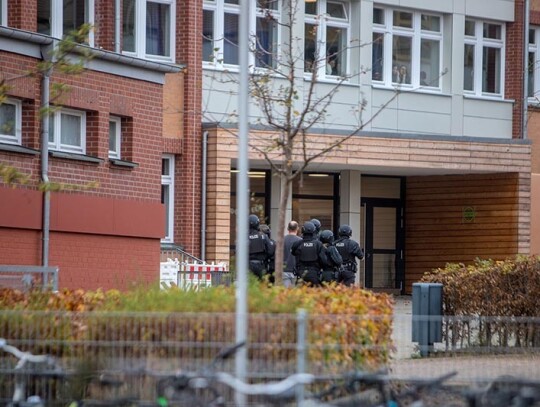 Armed person in a school in Hamburg, Germany - 08 Nov 2023