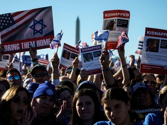 'March for Israel' on the National Mall, Washington, Usa - 14 Nov 2023