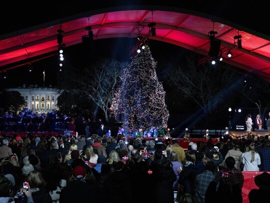 National Christmas Tree 2023 lighting ceremony, Washington Dc, USA - 30 Nov 2023