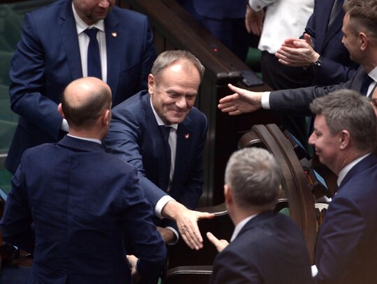 Elected Prime Minister Donald Tusk to address Polish Sejm, Warsaw, Poland - 12 Dec 2023