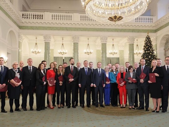 Swearing-in ceremony of Polish Prime Minister Donald Tusk's cabinet, Warsaw, Poland - 13 Dec 2023