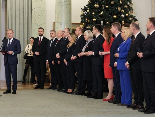 Swearing-in ceremony of Polish Prime Minister Donald Tusk's cabinet, Warsaw, Poland - 13 Dec 2023