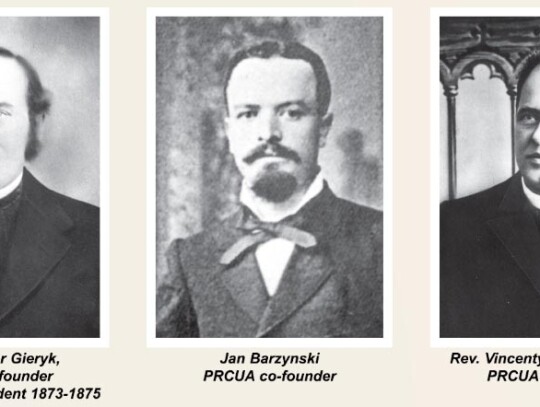 Zalozyciele PRCUA Teodor Gieryk Wincenty Barzynski Jan Barzynski