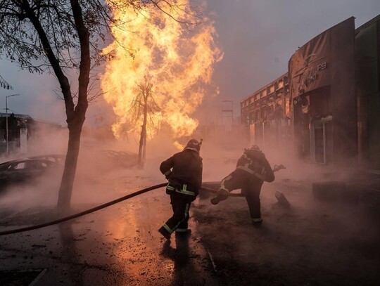 At least two killed in Russian air strikes on Kyiv and Kharkiv, Ukraine - 02 Jan 2024