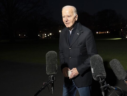 US President Joe Biden returns to The White House, Washington, USA - 20 Dec 2023