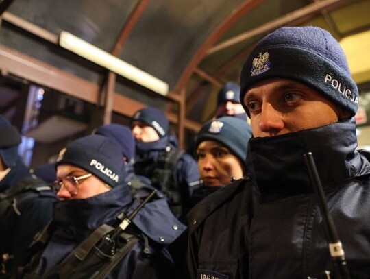 Protest against the detention of two MPs from the Law and Justice party in Warsaw, Poland - 09 Jan 2024