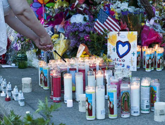 Aftermath of Mass Shooting at Grocery Store in Buffalo, New York, USA - 15 May 2022