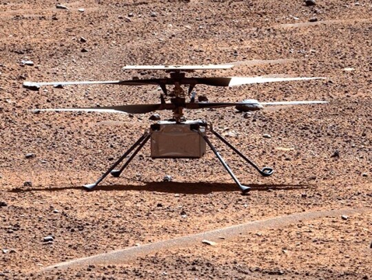 Marsjański helikopter Ingenuity fot. NASA