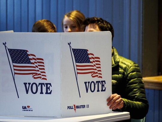 People vote in New Hampshire primaries, Francestown, USA - 23 Jan 2024