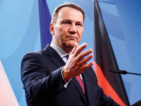 Polish Foreign Minister Radoslaw Sikorski visits Berlin, Germany - 30 Jan 2024