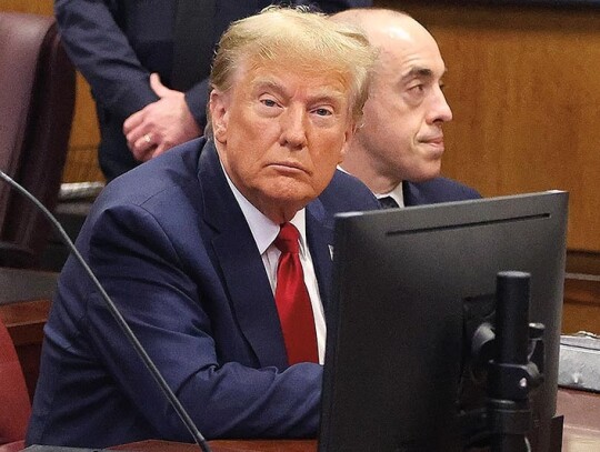 Former US President Trump attends hush money hearing over porn star payment, New York City, USA - 15 Feb 2024