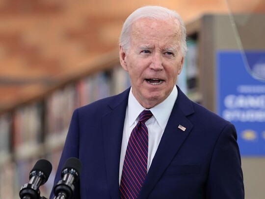 US President Joe Biden in Los Angeles, Culver City, USA - 21 Feb 2024