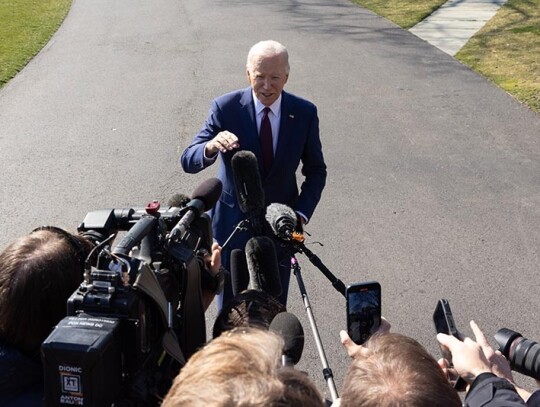 US President Joe Biden departs White House to California, Washington, USA - 20 Feb 2024