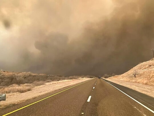 Wildfires spread across the Texas Panhandle, USA - 28 Feb 2024