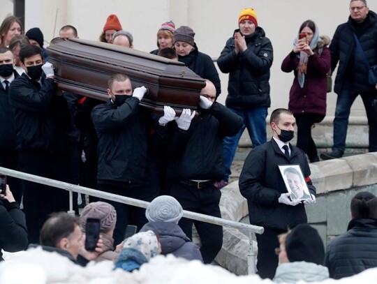 Funeral for Russian opposition leader Alexei Navalny in Moscow, Russian Federation - 01 Mar 2024