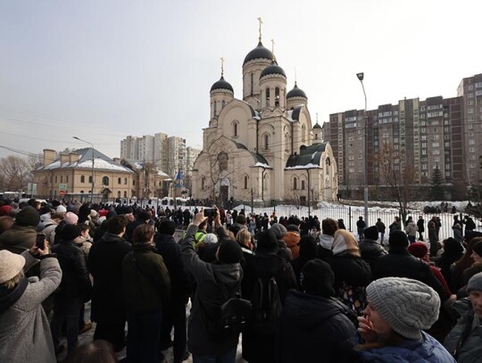 Funeral for Russian opposition leader Alexei Navalny in Moscow, Russian Federation - 01 Mar 2024