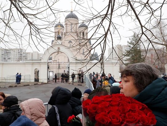 Funeral for Russian opposition leader Alexei Navalny in Moscow, Russian Federation - 01 Mar 2024