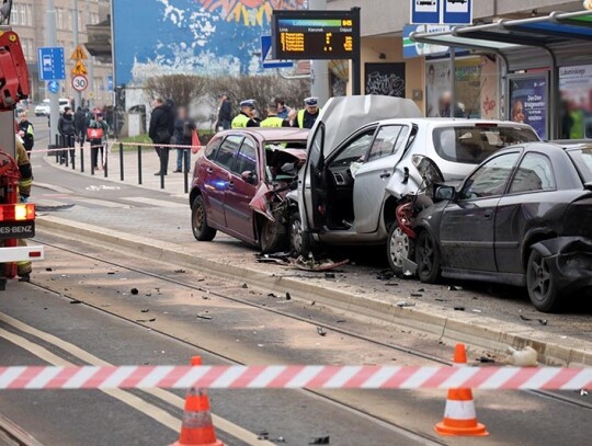 Dozen injured as car drives into a crowd in Szczecin, Poland - 01 Mar 2024